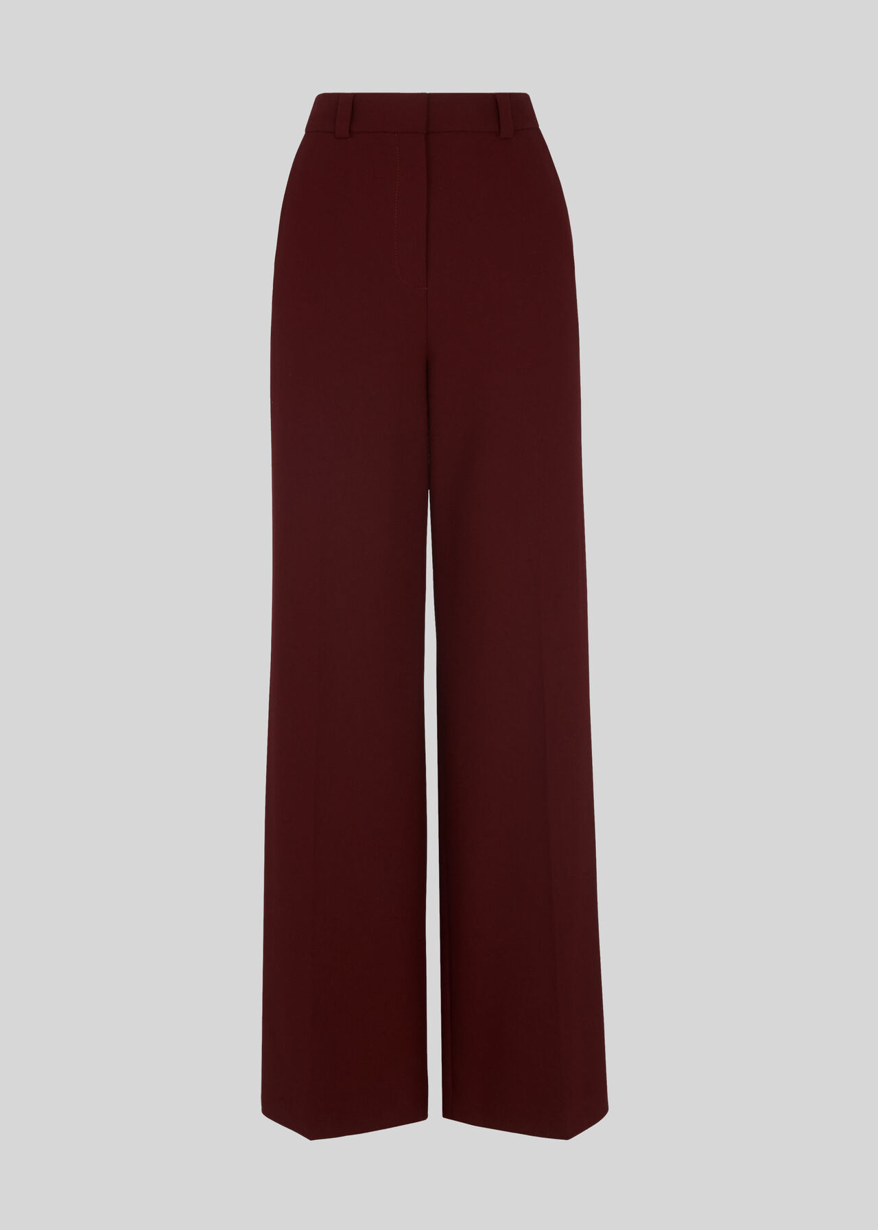 Wide Leg Trouser Burgundy