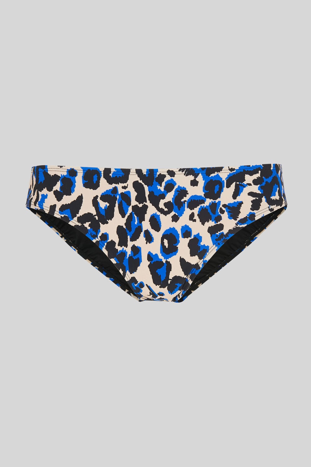 Animal Print Bikini Bottom Blue/Multi