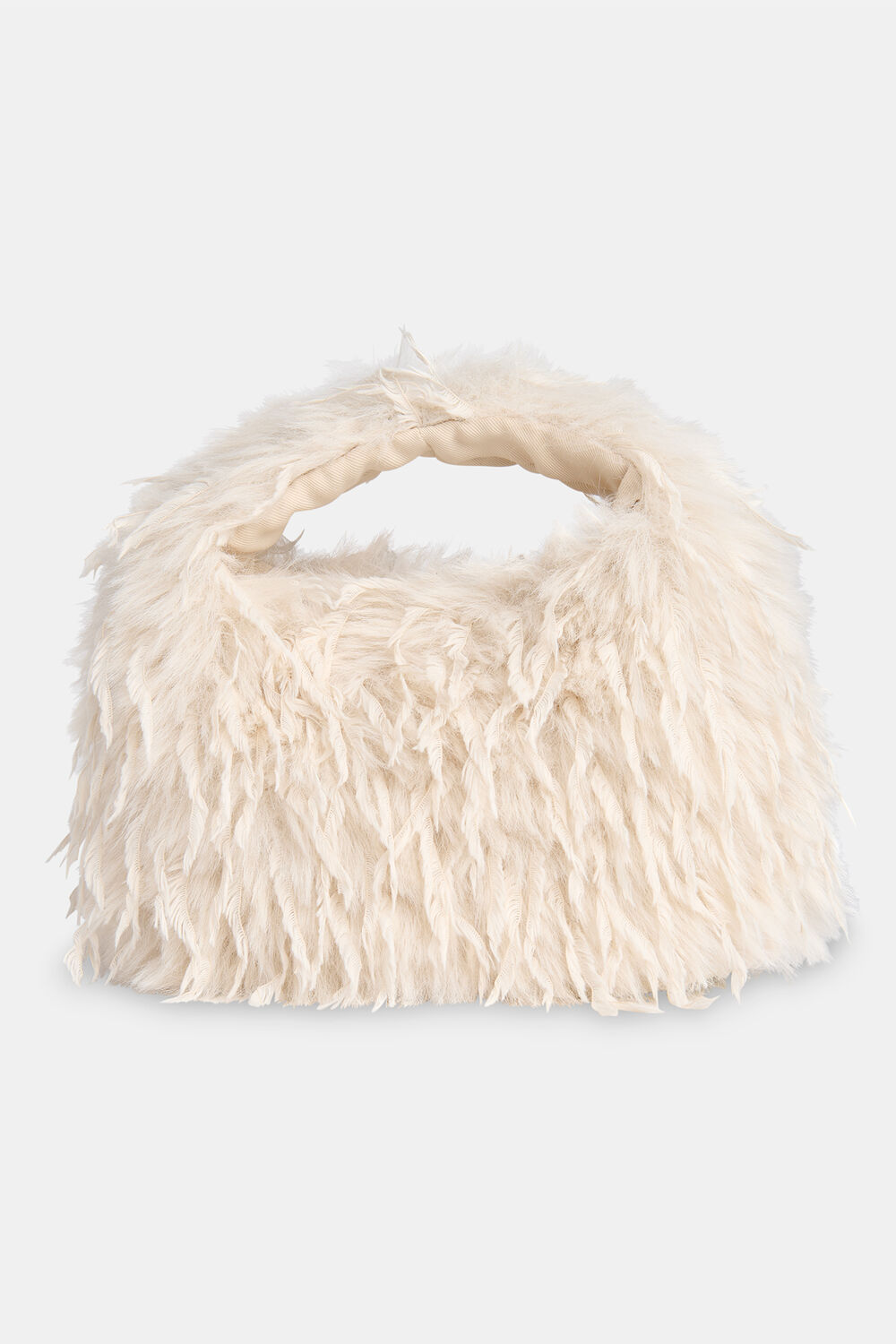 Luz Faux Feather Mini Bag