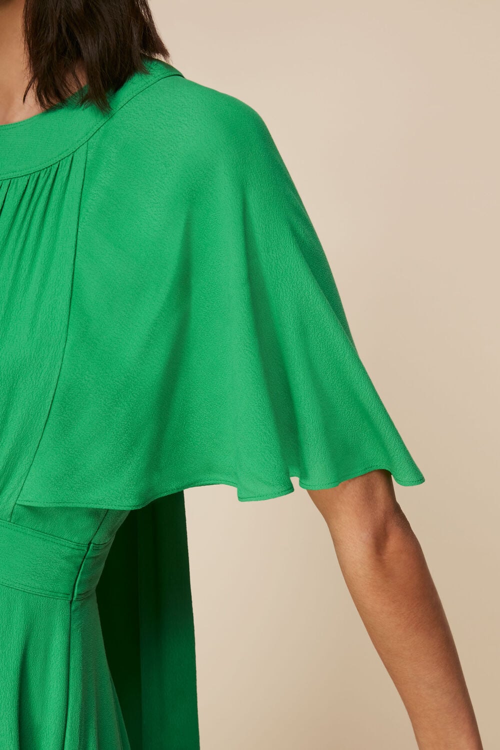 Amelia Cape Sleeve Dress