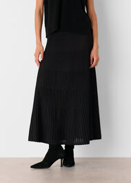 Knitted Pleated Skirt