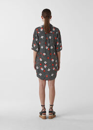 Confetti Floral Lola Dress Black/Multi