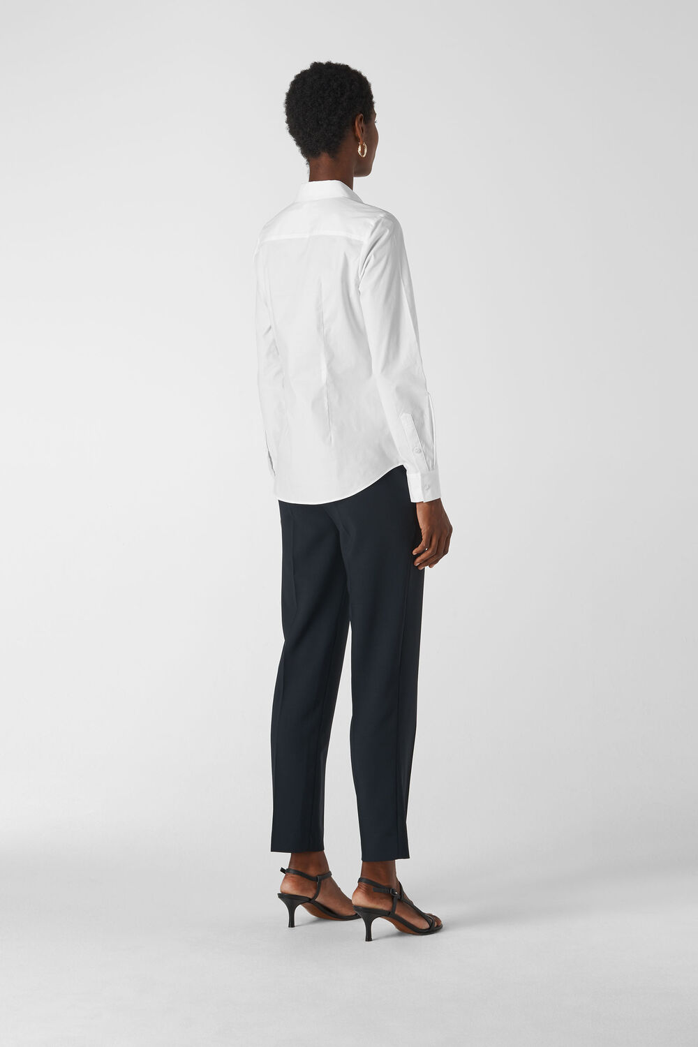 Slim Cotton Shirt White