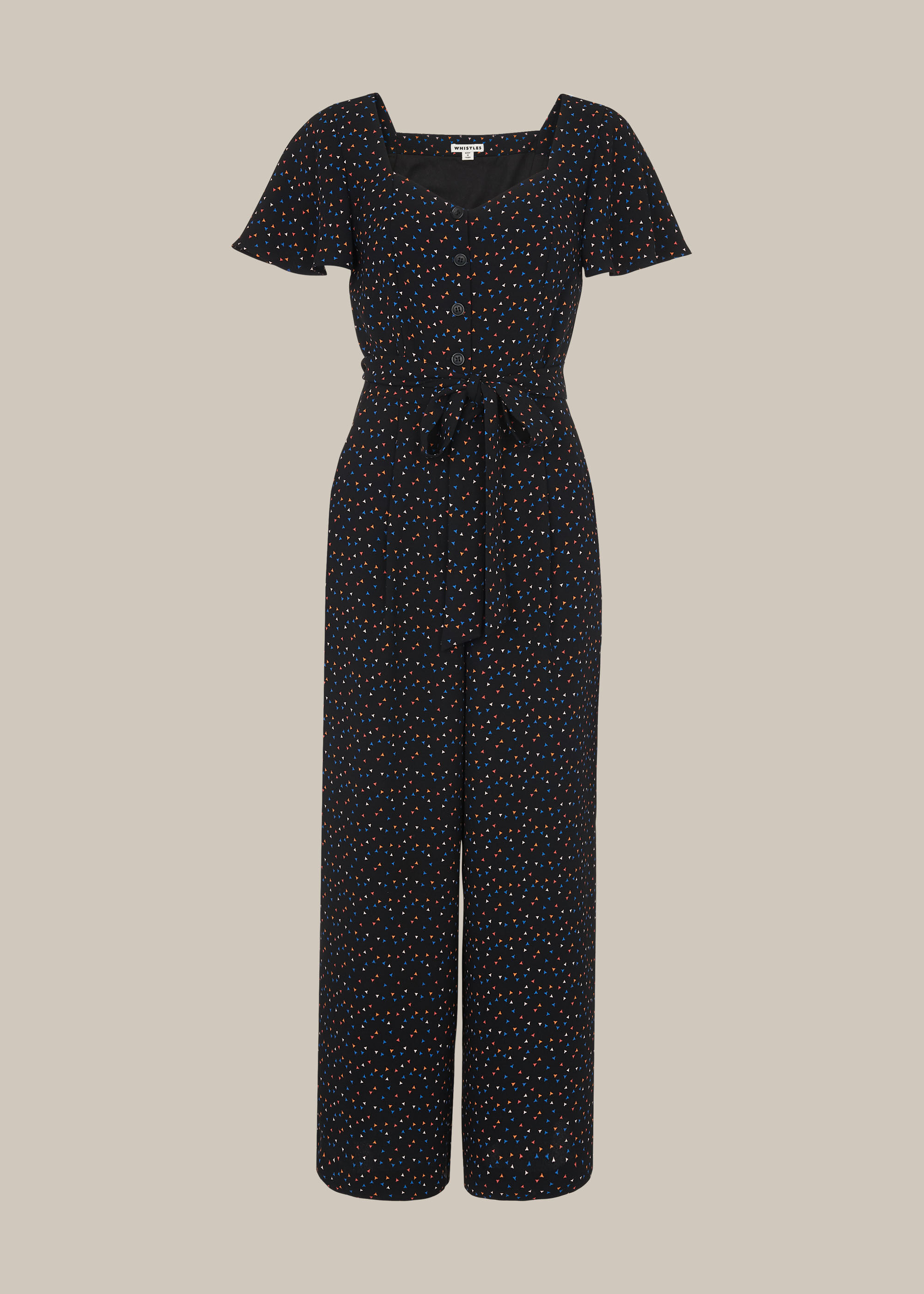 Whistles triangle print dress on sale