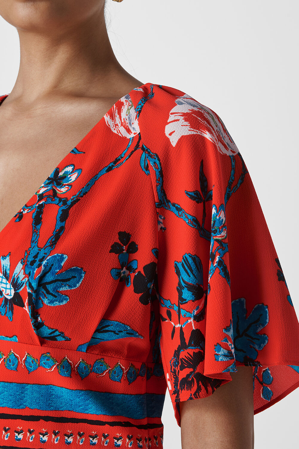 Scarf Print Top