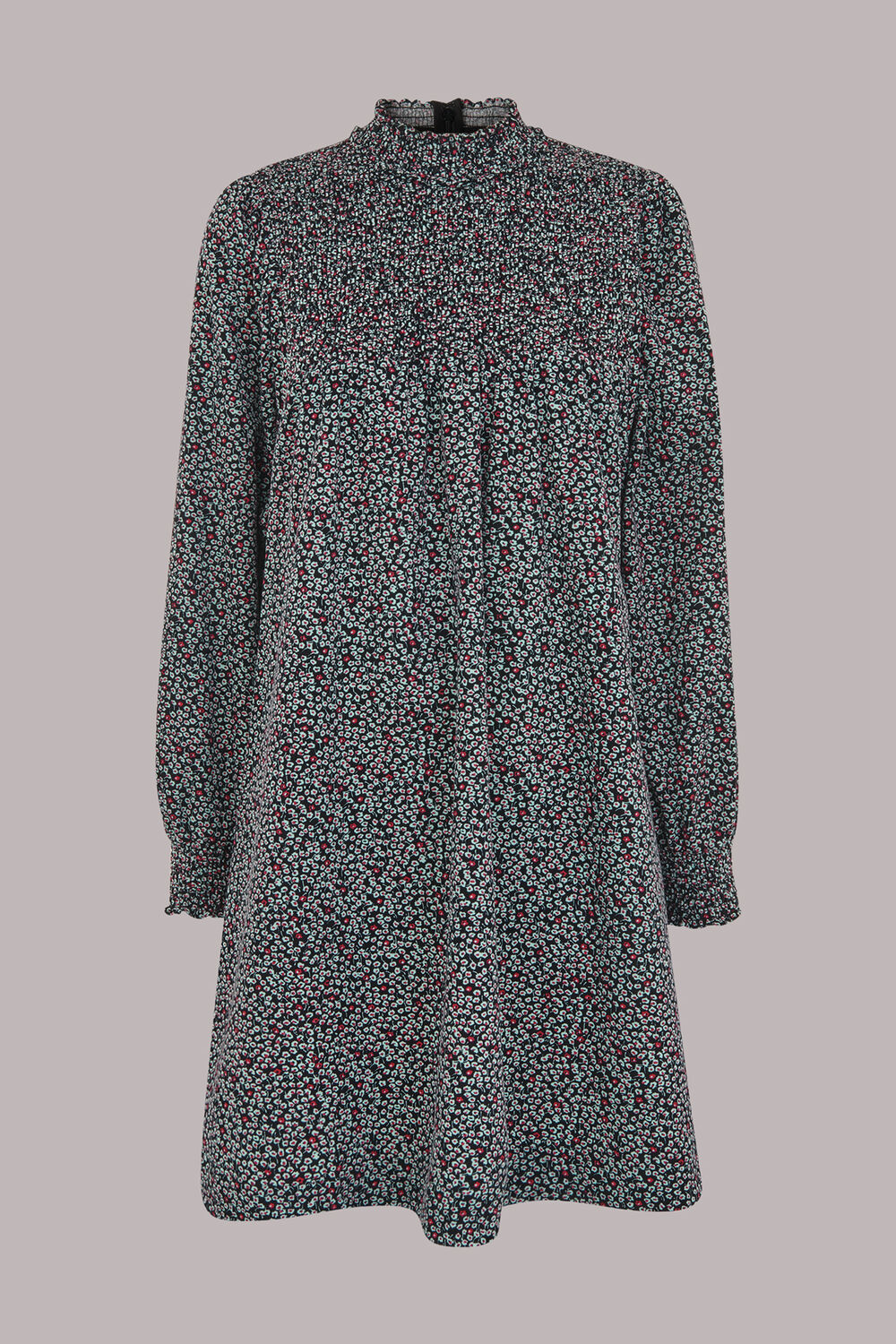 Micro Bud Pintuck Dress