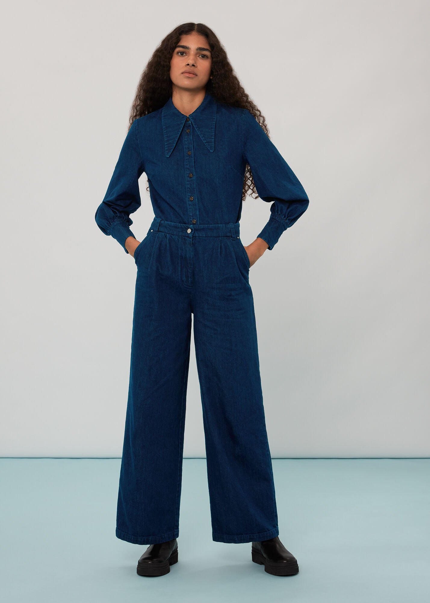 Whistles wide cheap leg jeans