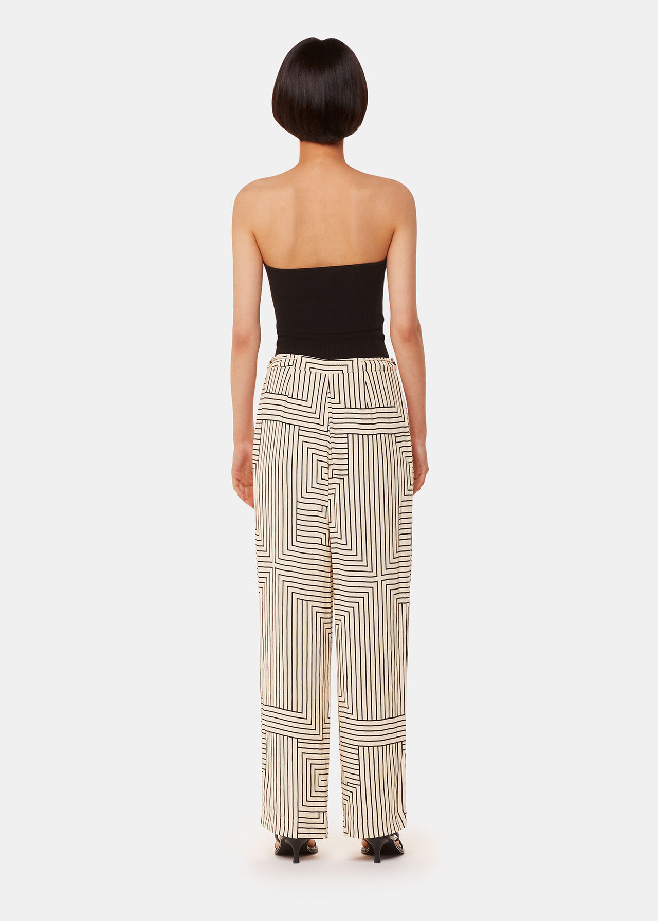Angled Stripe Trouser