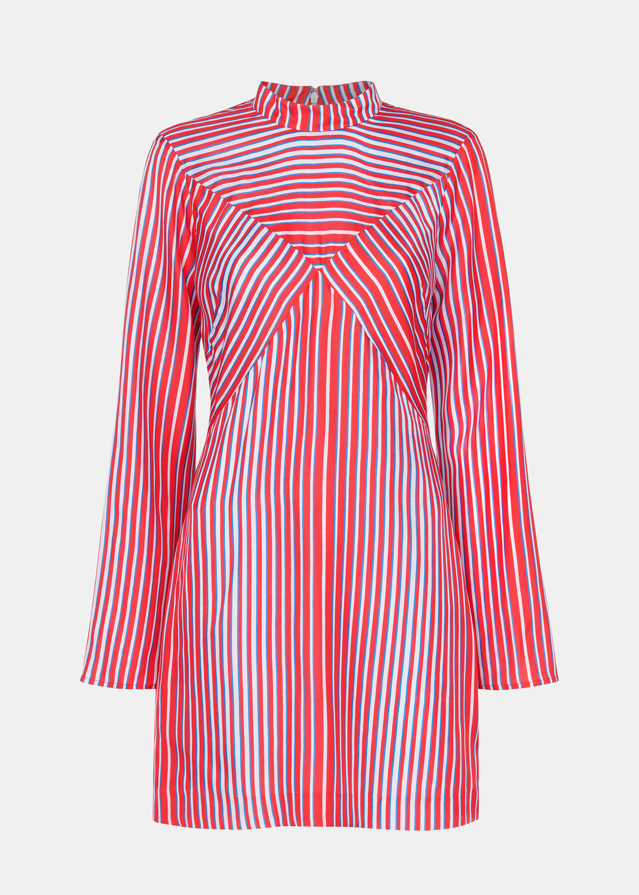 Tangle Stripe Silk Mix Dress