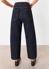 Petite Stretch Barrel Leg Jean