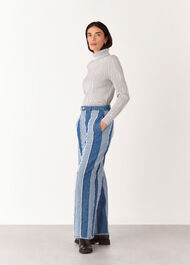 Macie Vertical Patchwork Jean