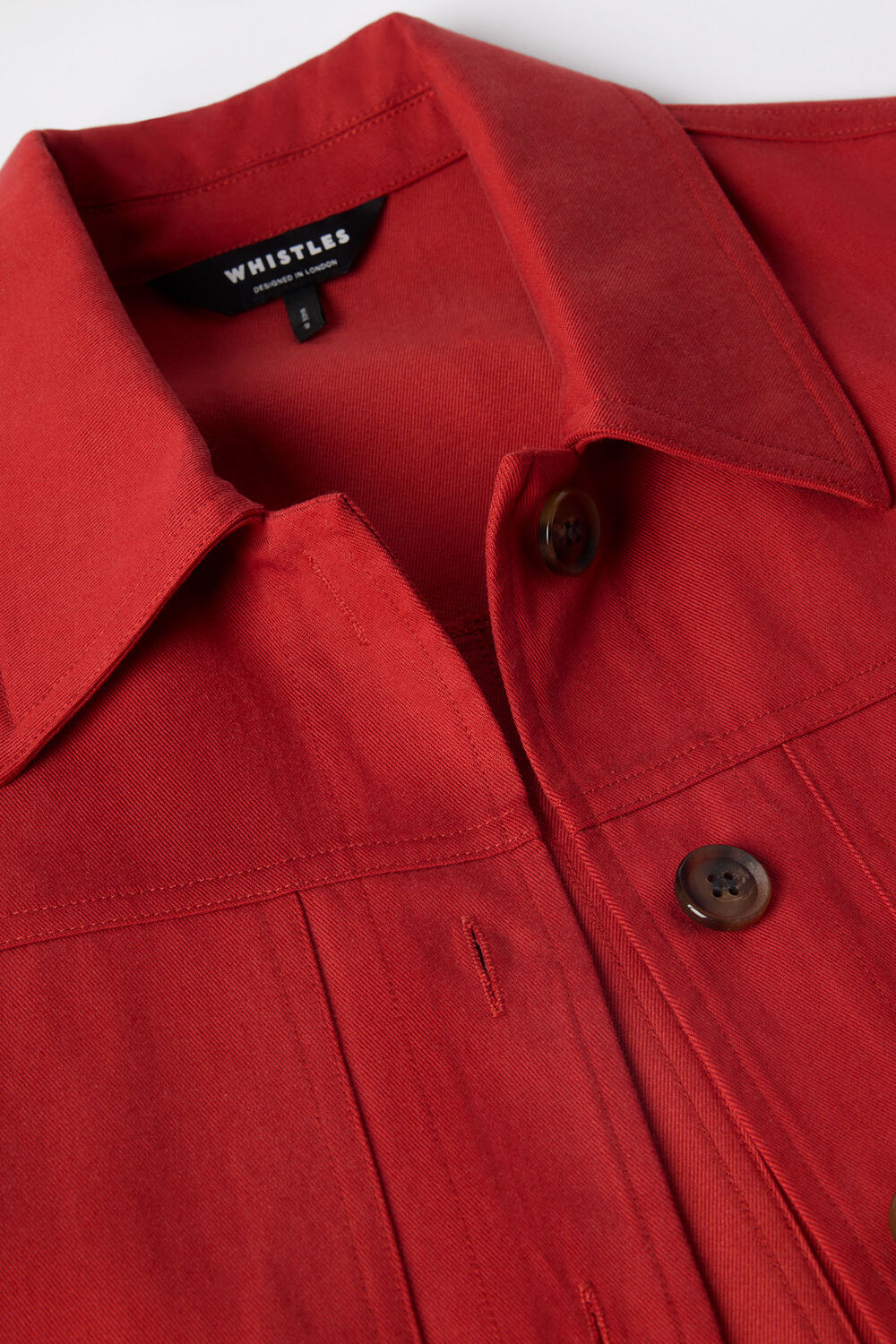 Red Mia Pocket Detail Jacket