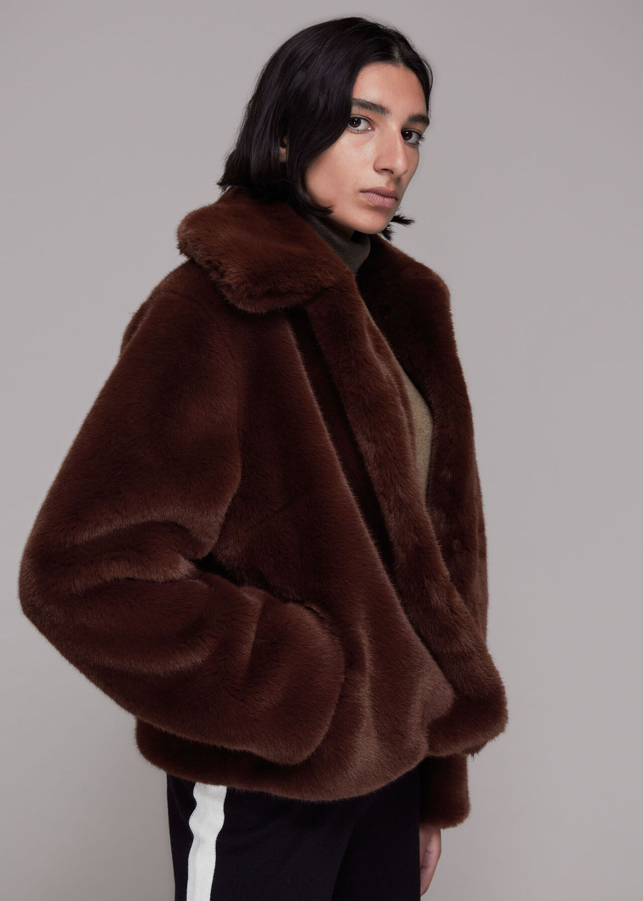 Drew Faux Fur Coat