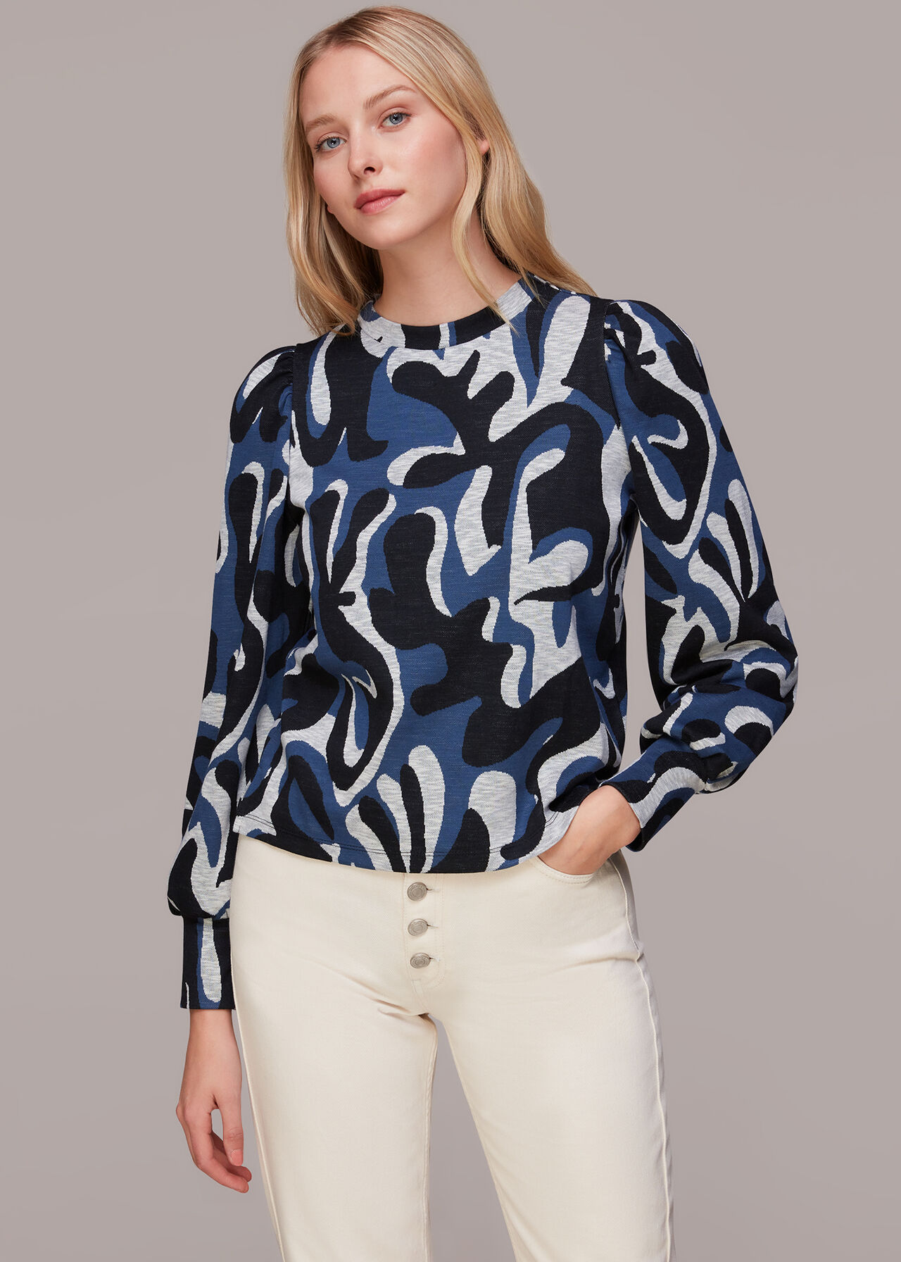 Foliage Jacquard Sweat