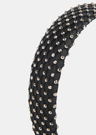 Diamante Mesh Satin Headband