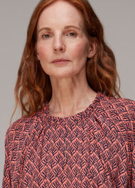 Sea Tree Print Blouse