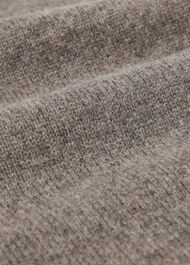 Funnel Neck Wool Mini Dress