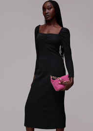 Laura Textured Midi Dress