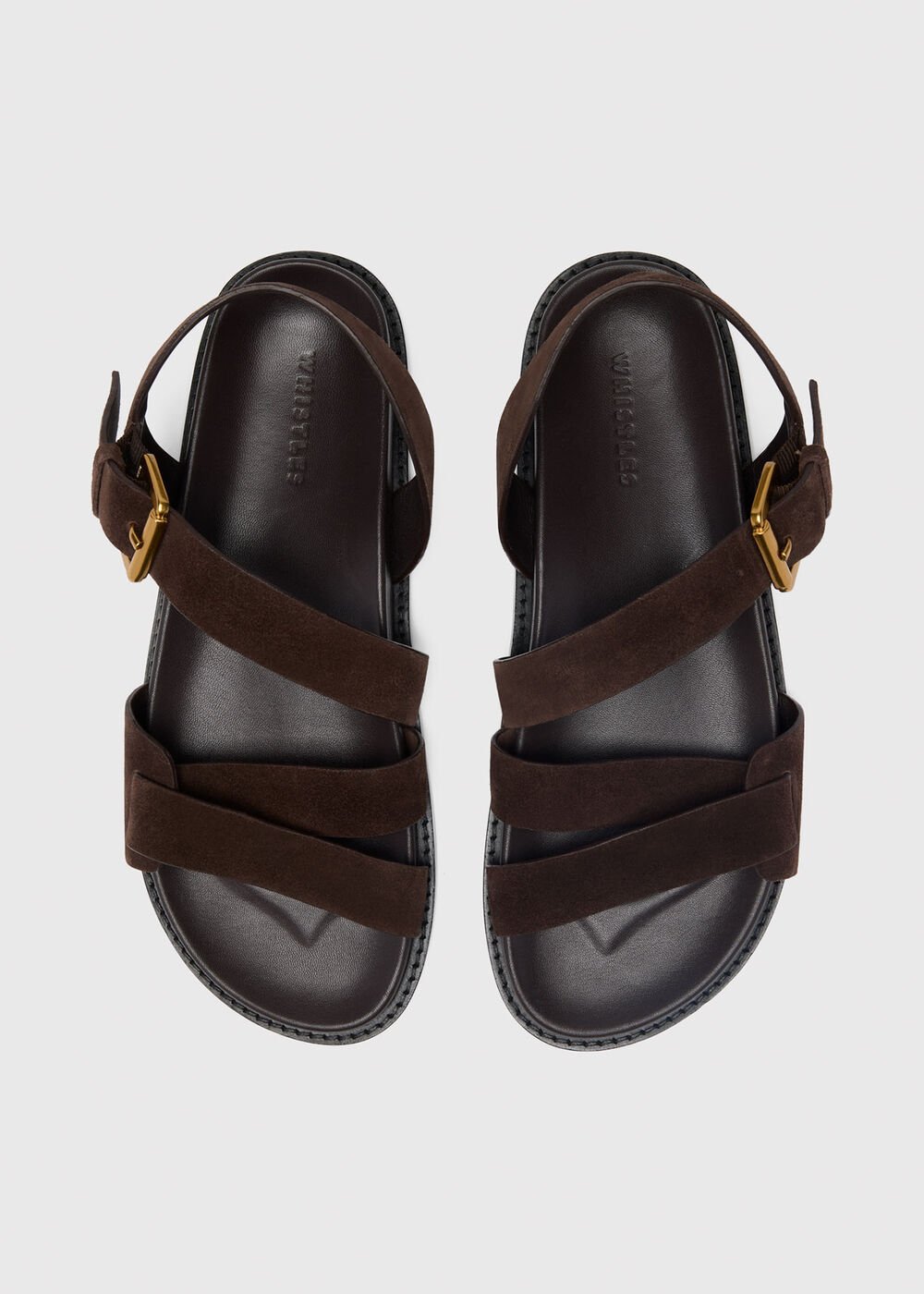 Asymmetric Buckle Sandal