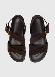 Asymmetric Buckle Sandal