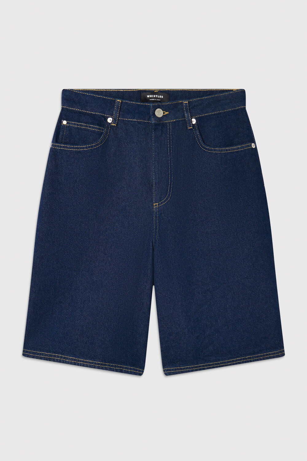 Dark Denim Authentic Knee Length Short