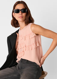 Frill Sleeveless Top