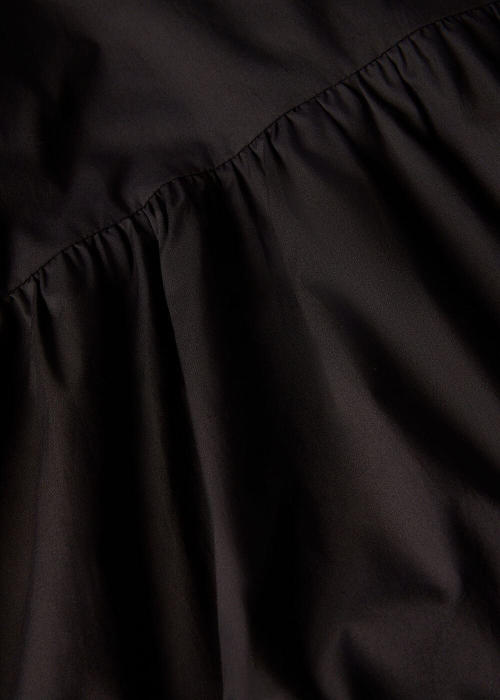 Cotton Tiered Mini Dress