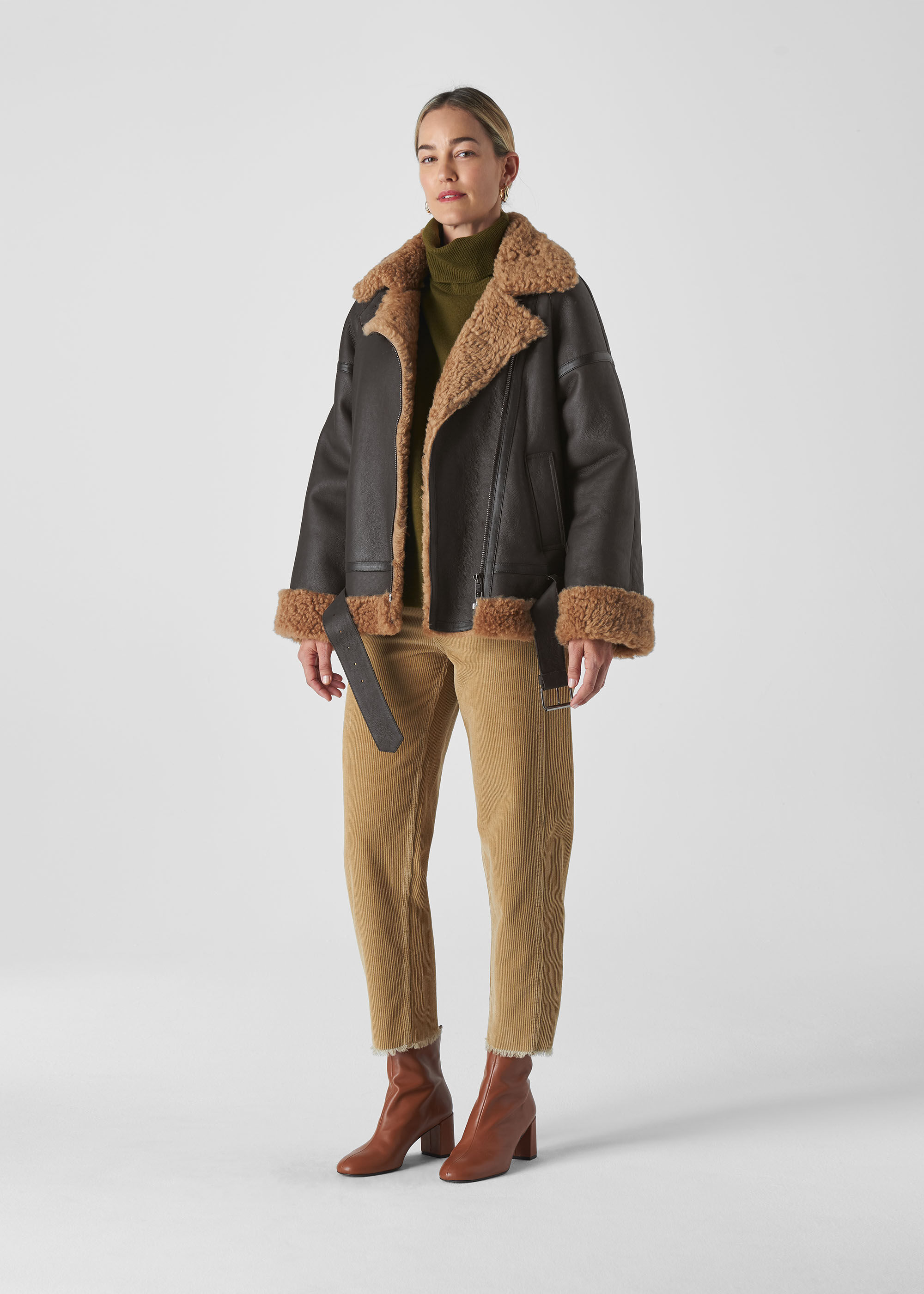 Moto jacket shearling deals
