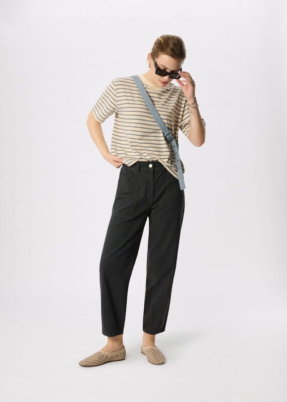 Black Tessa Casual Trouser