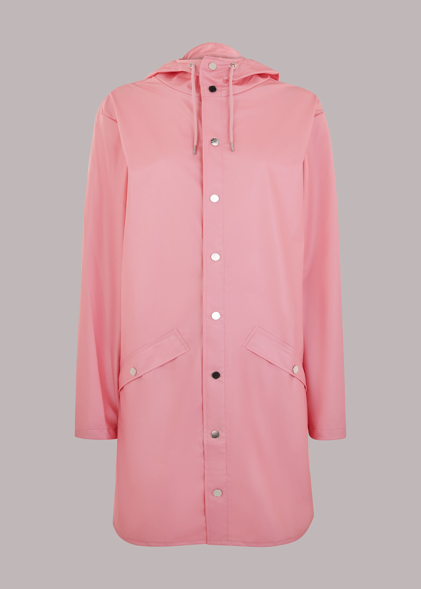 Pink Rains Long Jacket WHISTLES