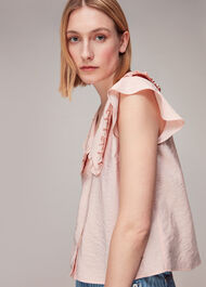 Short Sleeve Collar Top