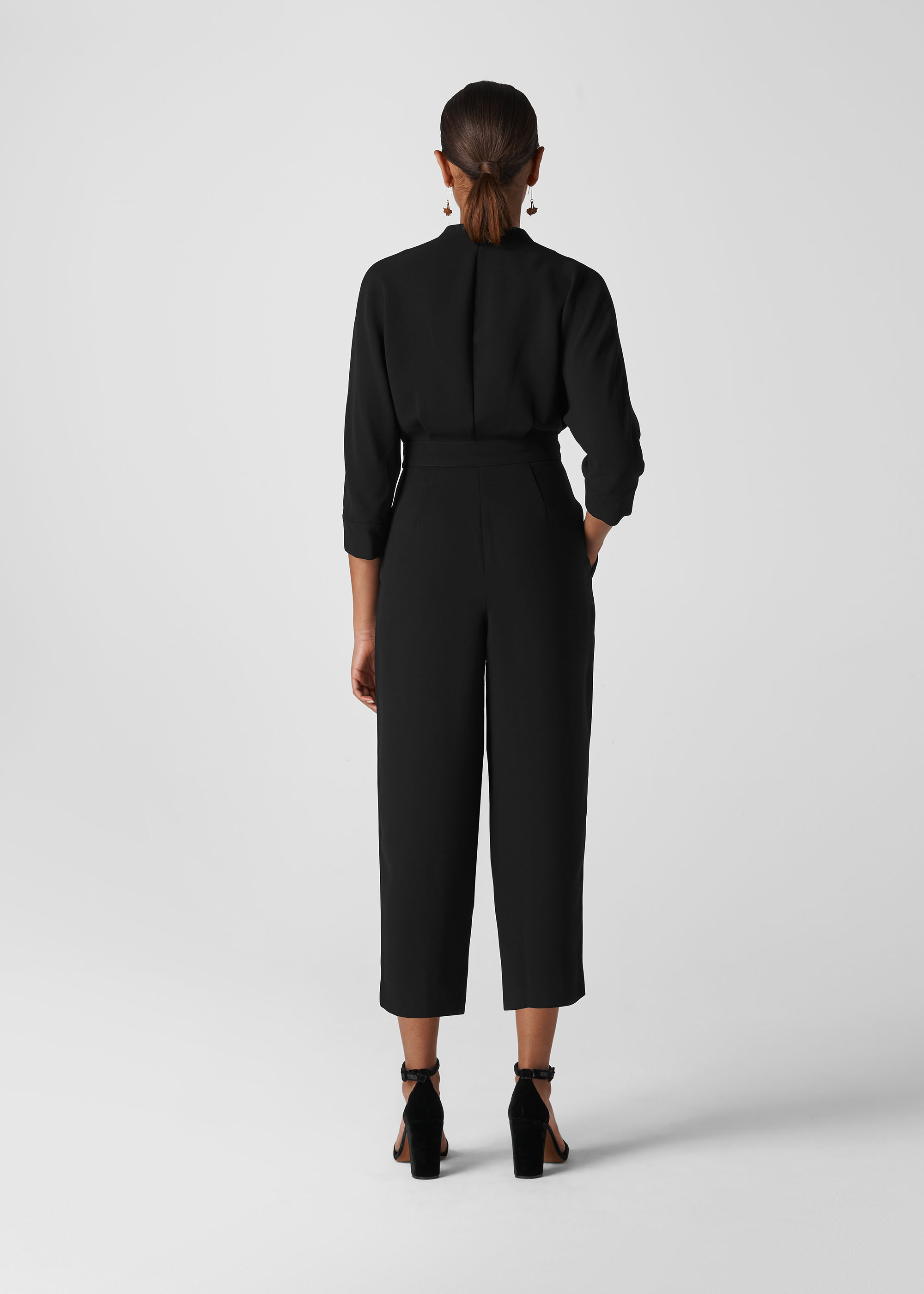 Arabella Crepe Tie Jumpsuit