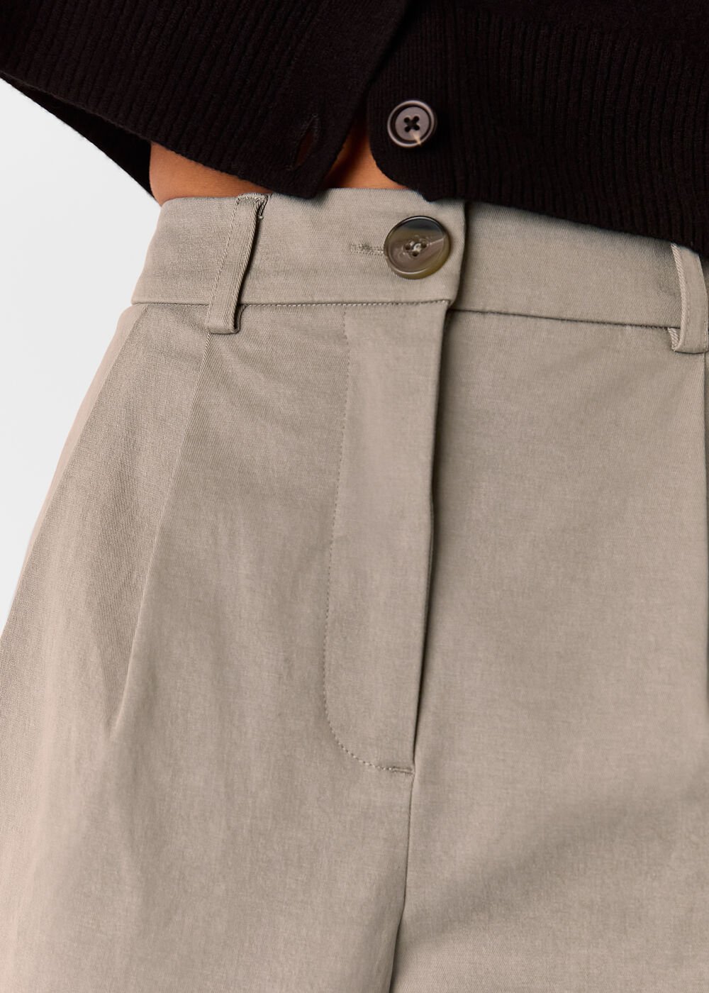 Petite Bethany Barrel Leg Trouser