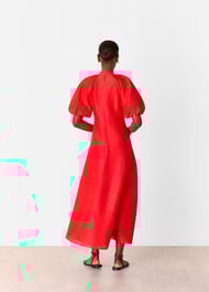Silk Blend Taffeta Maxi Dress