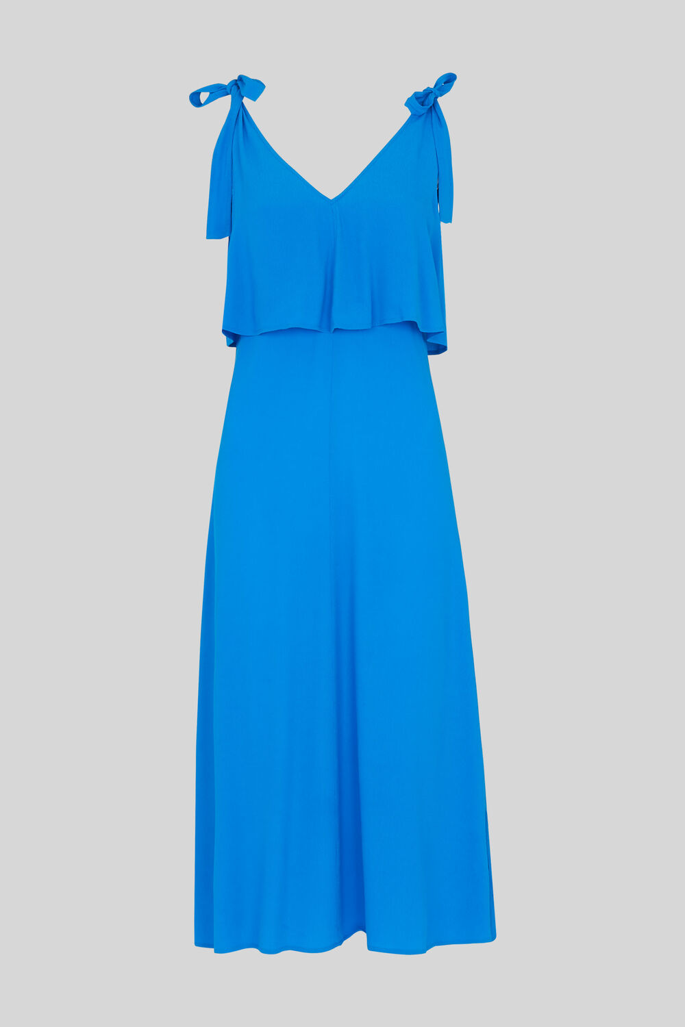 Romina Tie Detail Dress Blue