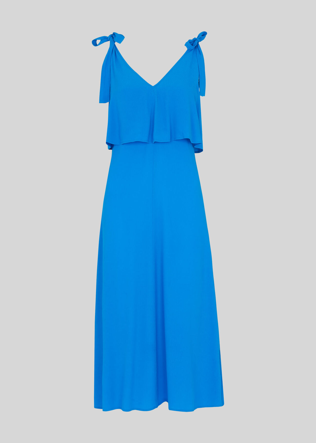 Romina Tie Detail Dress Blue