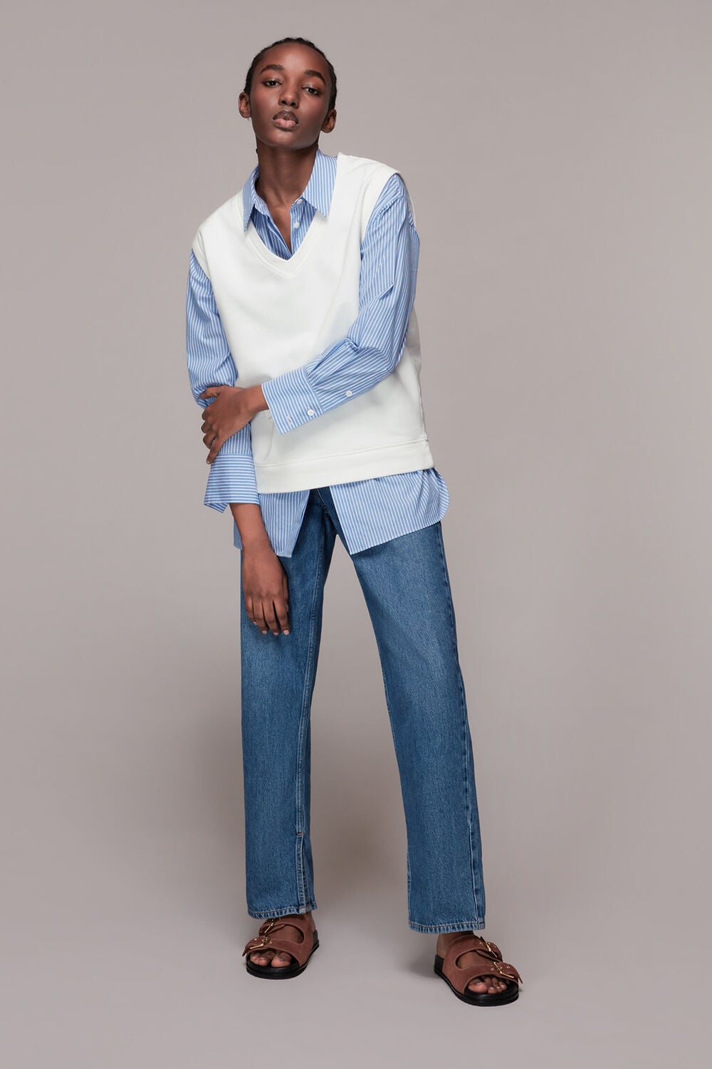 V Neck Sweat Vest