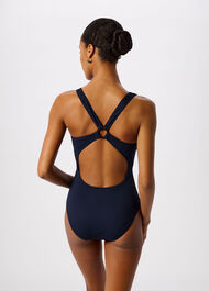 Textured Detail Swimsuit