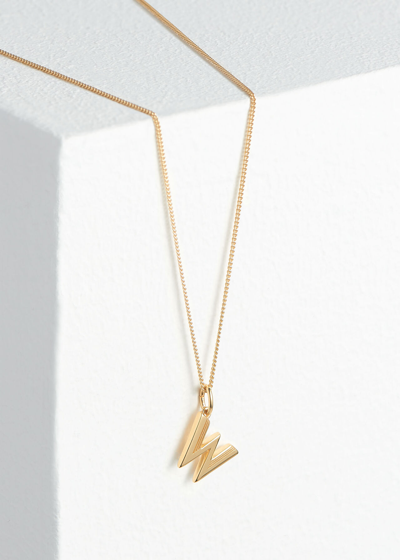 Rachel Jackson Letter Necklace Gold