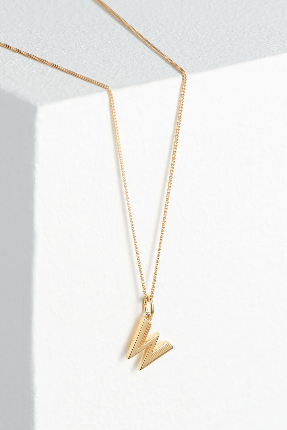 Rachel Jackson Letter Necklace Gold