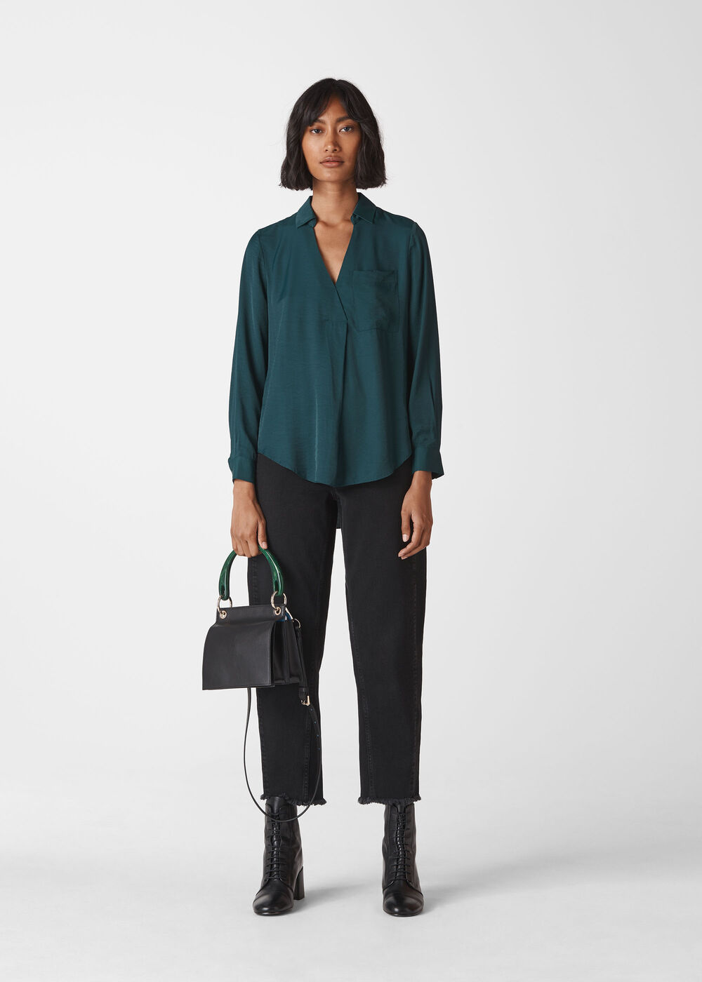 Ella Pocket Shirt Green