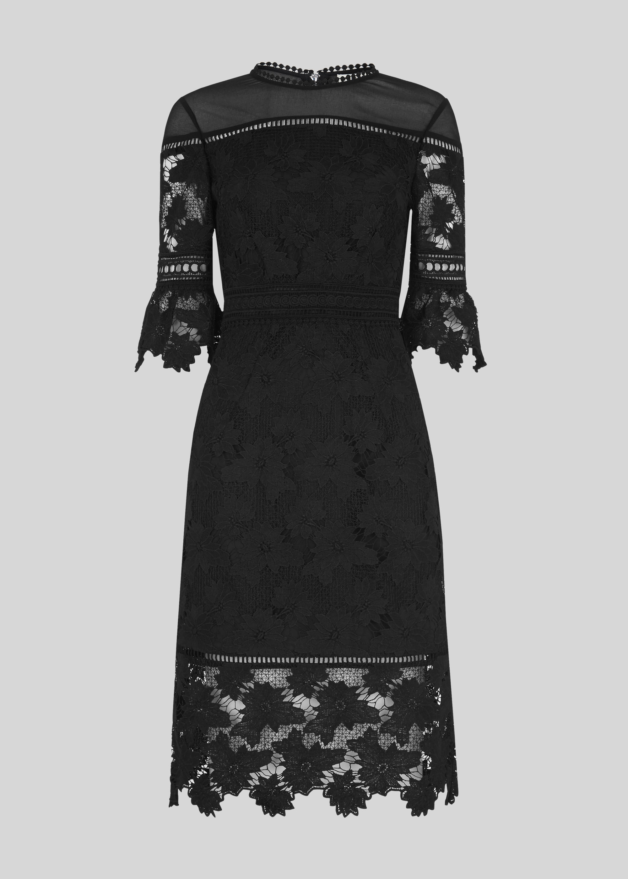 Whistles amanda shop lace dress