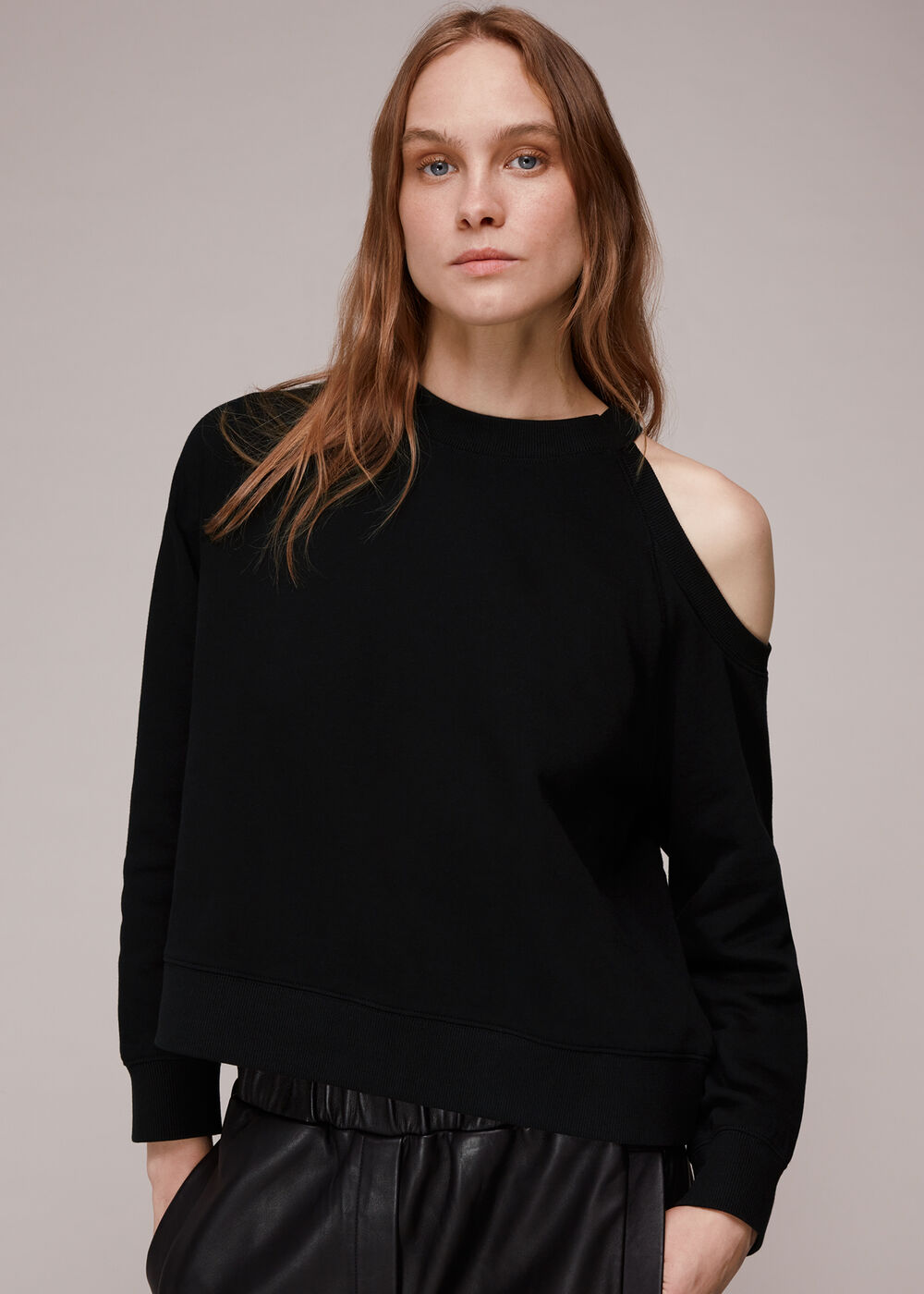Cut Out Shoulder Sweat