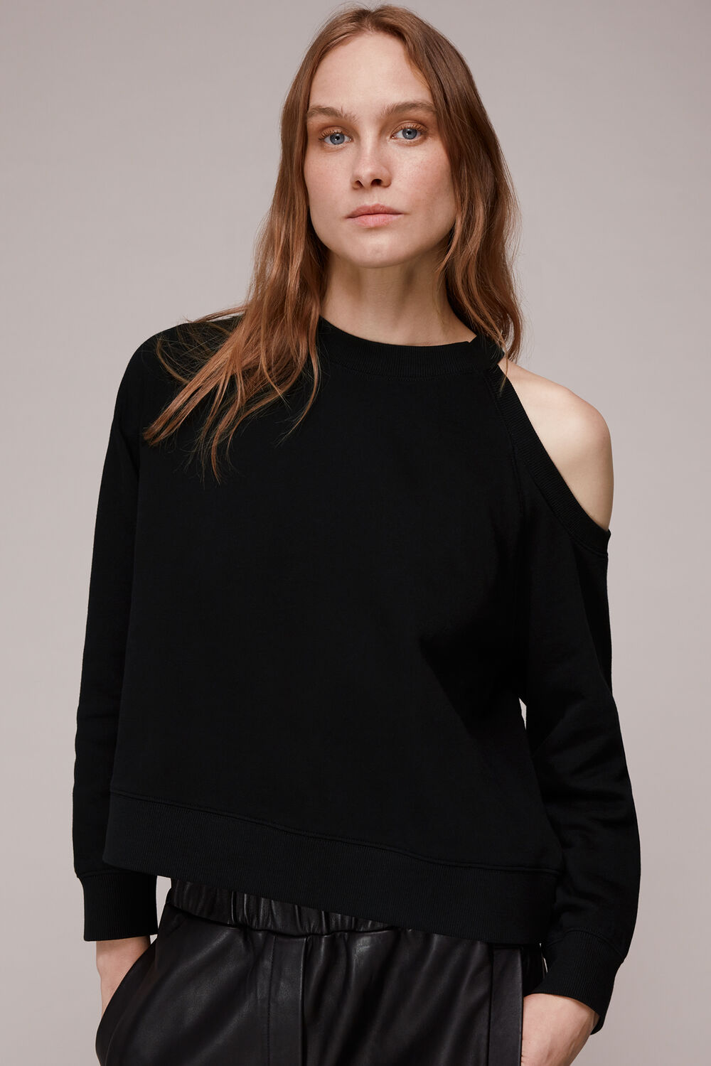 Cut Out Shoulder Sweat