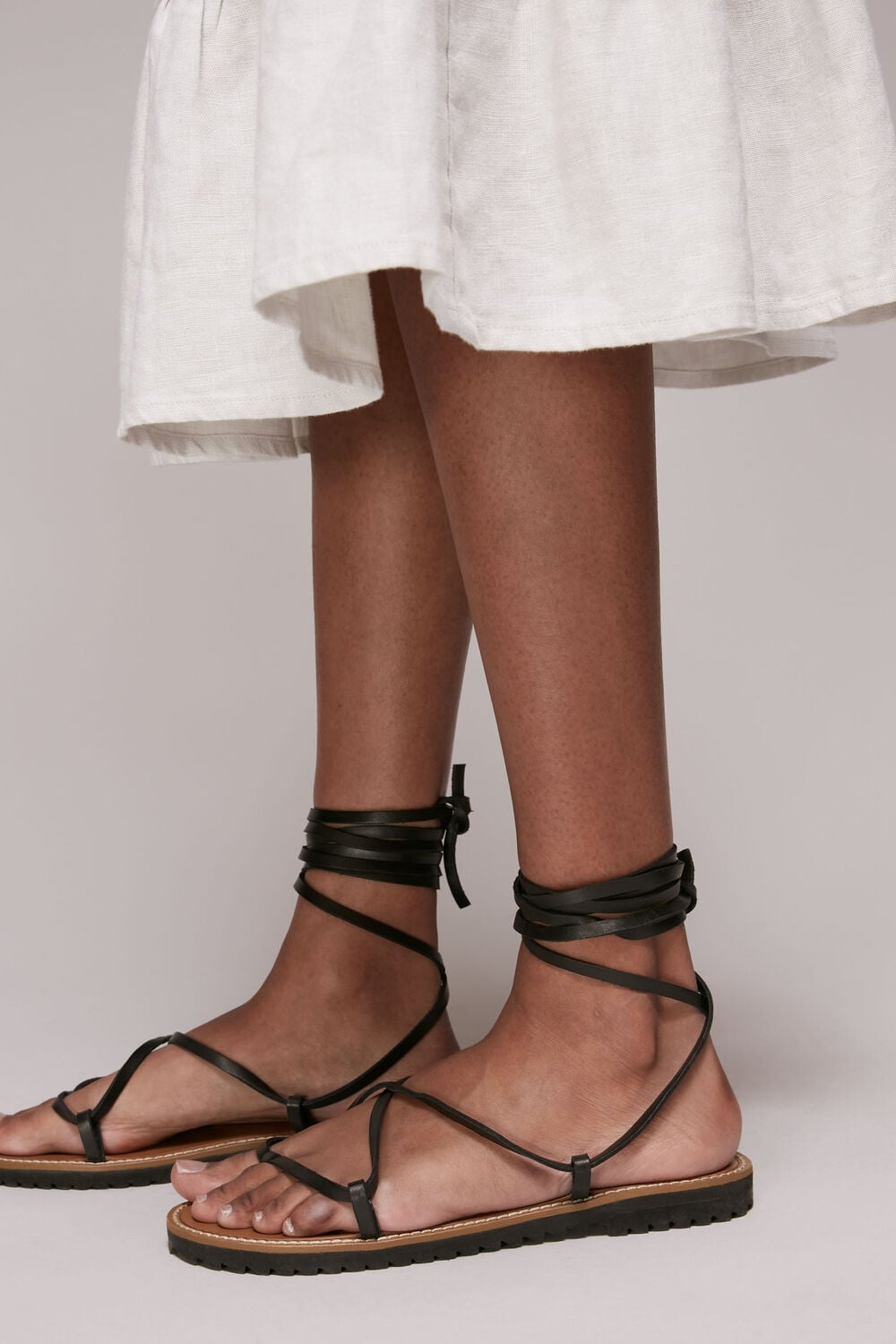 Willow Strappy Tie Sandal