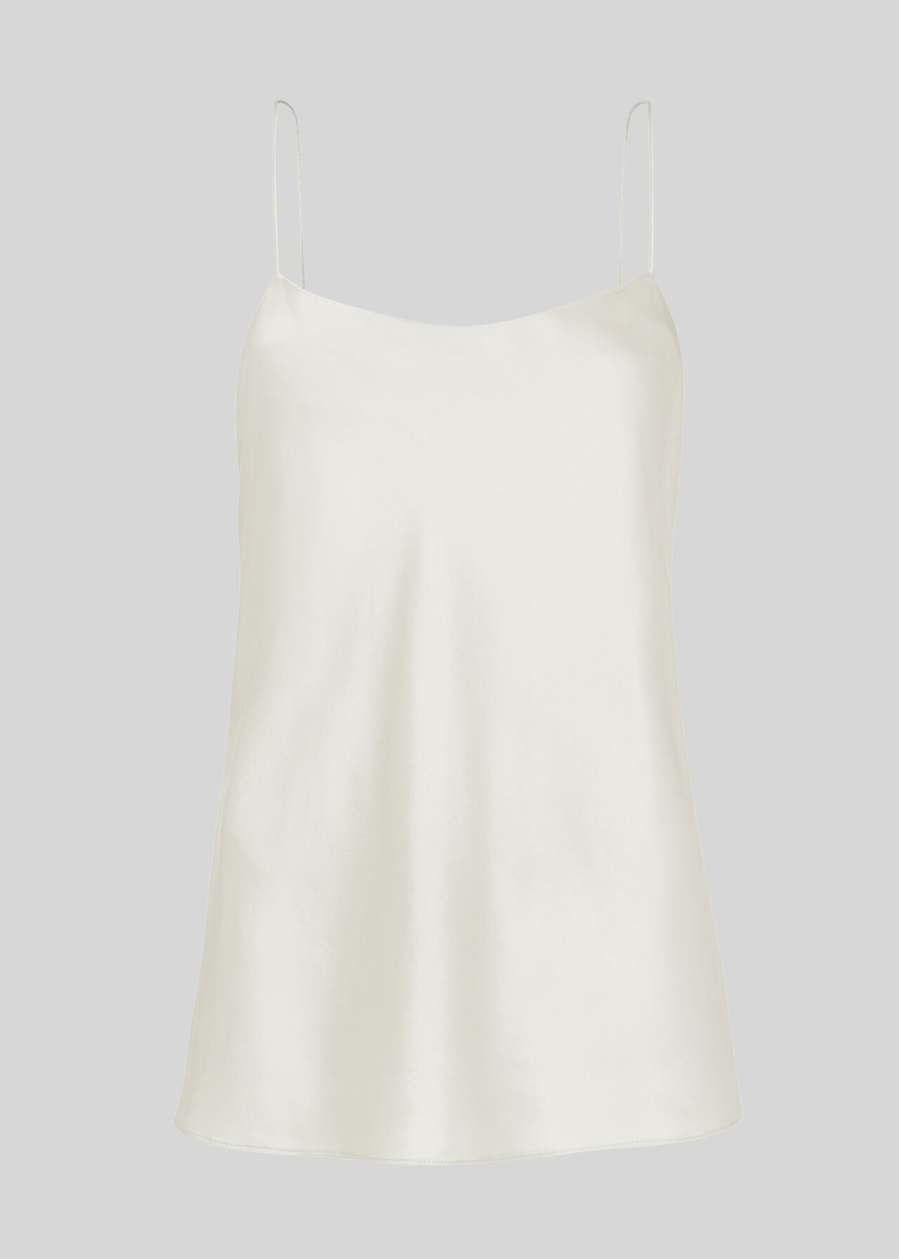 Silk Cami Top Silver