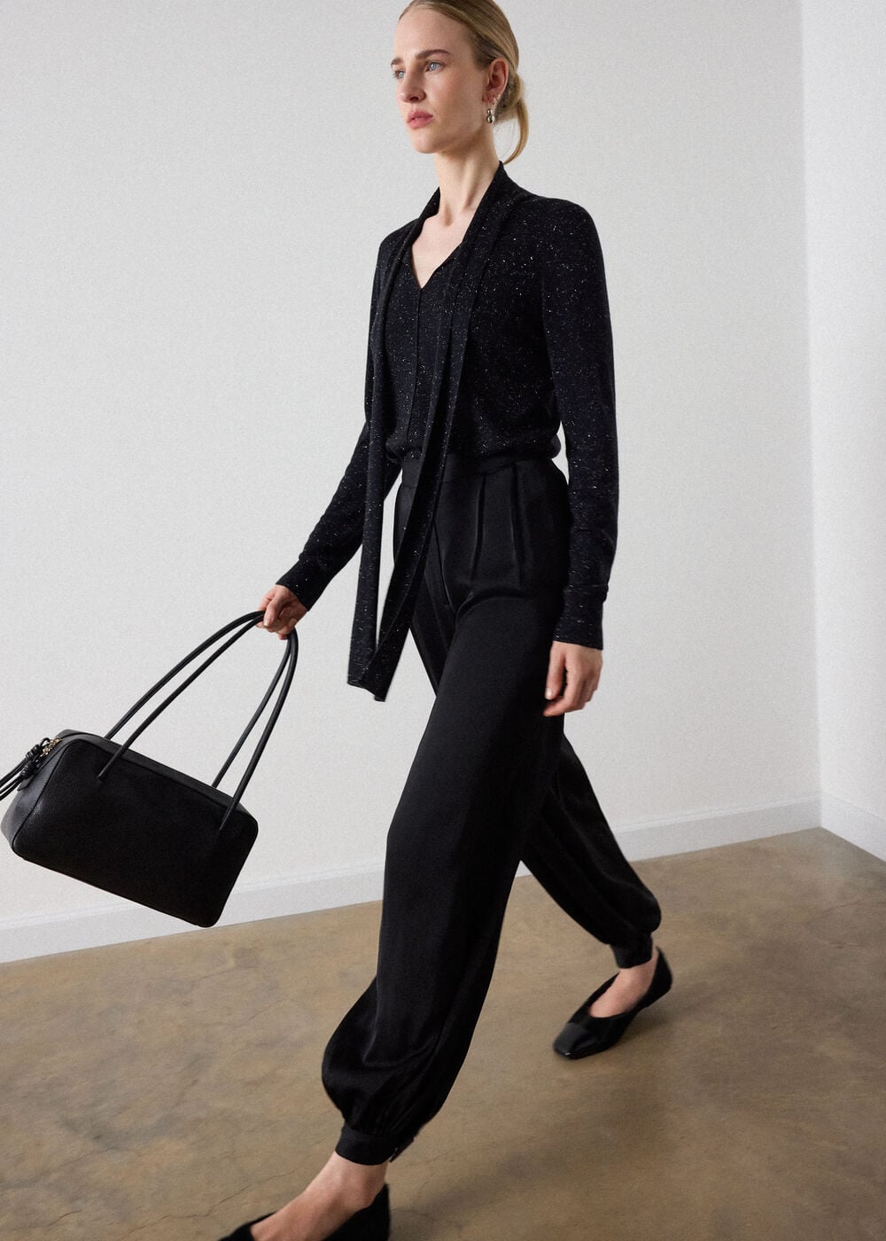 Annie Sparkle Tie Neck