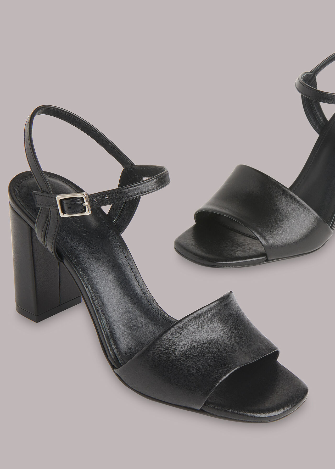 Lilley High Block Heel Sandal