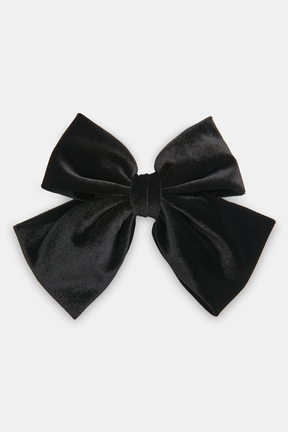 Black Velvet Bow Hair Clip