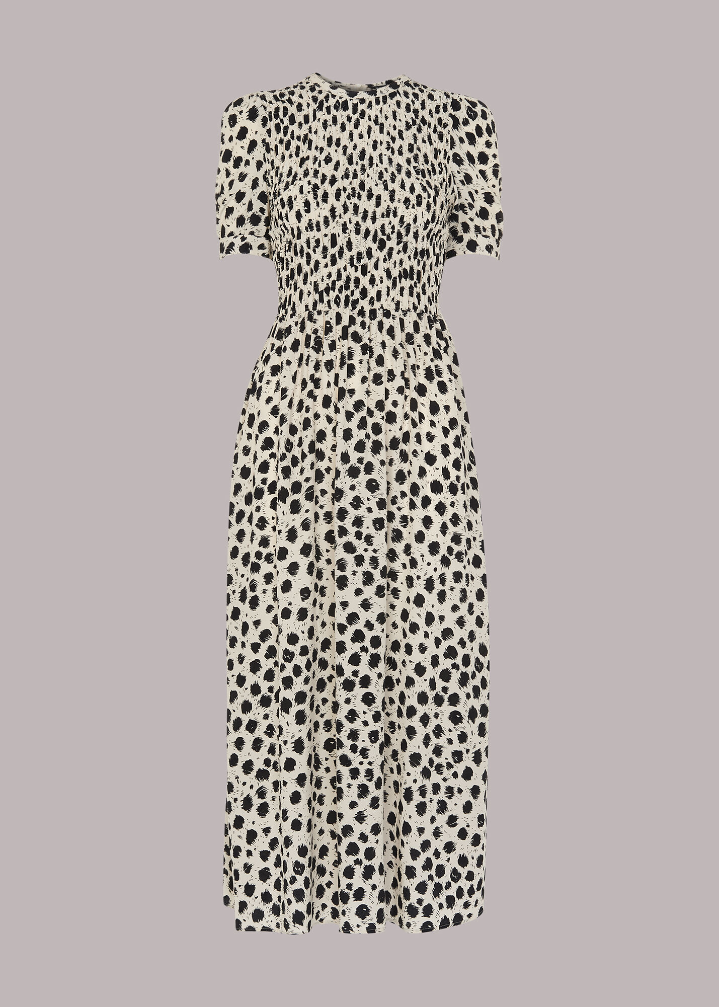 Oasis dalmatian on sale midi dress